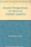 Soviet perspectives on security
