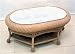 North Cape International Cambridge Outdoor Wicker Coffee Table GT487CT -Sandstone Wicker