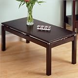 Winsome Linea Solid Wood Coffee Table in Espresso