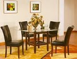 Square Glass Top Dining Table