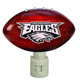Pack of 2 NFL Philadelphia Eagles Football Shaped Night Lights