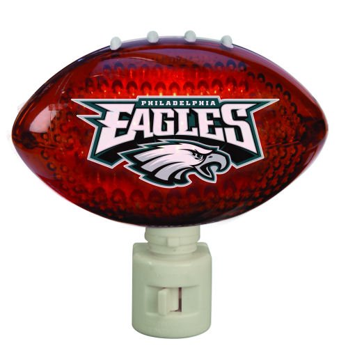 Pack of 2 NFL Philadelphia Eagles Football Shaped Night Lights