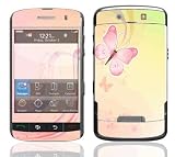 Pink Butterfly Design Decal Skin Sticker for the BlackBerry Storm 9530 9500 Cell Phone