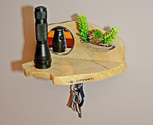 Cedar Wood Key Shelf &amp; Planter