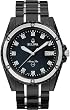 Stainless Steel Marine Star Mother of Pearl Black Dial with Diamonds