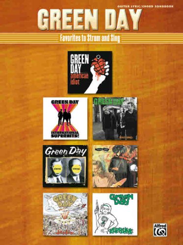 Green Day- Favorites To Strum And Sing (Guitar Lyric/Guitar Songbook)