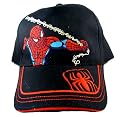 Spider-Man Boys Black Baseball Hat Cap