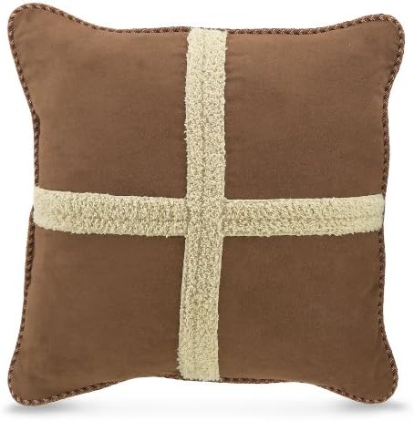 Croscill Caribou Square Pillow, 18 by 18-Inch, Multicolor