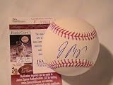 JOSE REYES SIGNED AUTOGRAPHED RAWLINGS BASEBALL MIAMI MARLINS, COA JSA