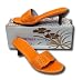 Summer Rio Slide Sandal Orange 5.5