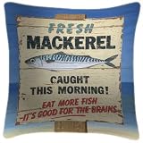 Fresh Mackerel Cushion - Martin Wiscombe Cushions