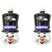 Topperscot Baltimore Ravens Blown Glass Top Hat Snowman Ornament (2 Pack)-Size: One Size