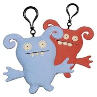 Ugly Doll - Keychains - TURNY BURNY (Blue/Pink) - NEW for 2009 (20361)