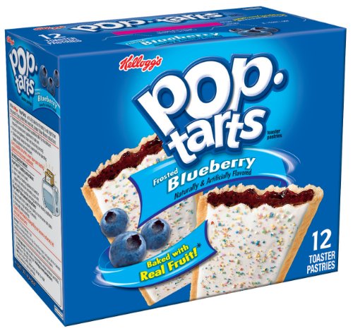 Pop-Tarts, Frosted Blueberry, 12-Count Tarts (Pack of 12)