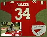 Herschel Walker Signed Georgia Bulldogs Red Jersey