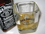 JACK DANIELS Large Chunky Square Tumbler/Rock Glass