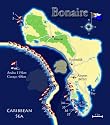 Bonaire Dive Map
