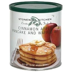 Stonewall Kitchen Cinnamon Apple Pancake & Waffle Mix, 16-Ounce Cans (Pack of 3)
