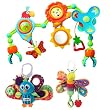 Tiny Love Musical Nature Stroll Plus Lamaze Jacques the Peacock and Freddie the Firefly Bundle