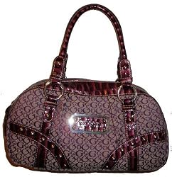 Guess Purse Handbag Network Purple
