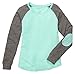 Boxercraft Preppy Patch Slub Longsleeve T-Shirt, Youth/Girls Sizes