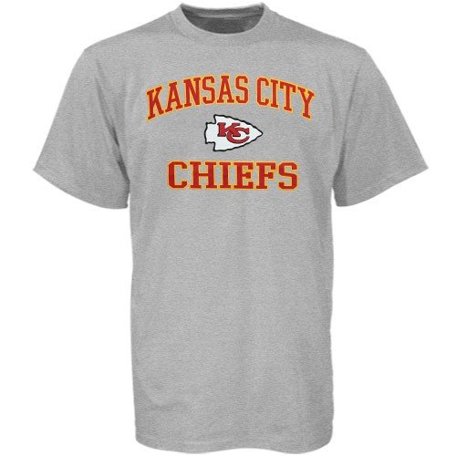 Kansas City Chiefs Ash Heart and Soul T-shirt