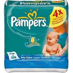 Pampers - 81260746 - Lingettes Baby Fresh - 4 x 64 Lingettes