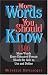 More Words You Should Know