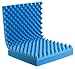 Duro-Med Convoluted Foam Chair Pads with Seat, Blue