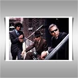 BEASTIE BOYS CD TRIBUTE FRAMED A2 CANVAS ART PRINT