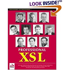 Professional Xsl (Programmer to Programmer)