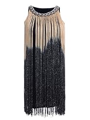 Sleeveless Beaded  Dress