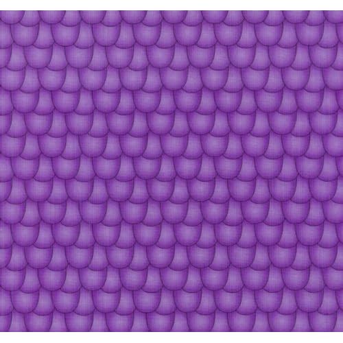 RJR Sue Marsh 'Days of Yore' Purple Dragon Scales Cotton