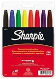 Sharpie Fine Point Permanent Markers, 8 Colored Markers(30078)