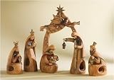 11.5 Driftwood 6-Piece Religious Christmas Nativity Scene