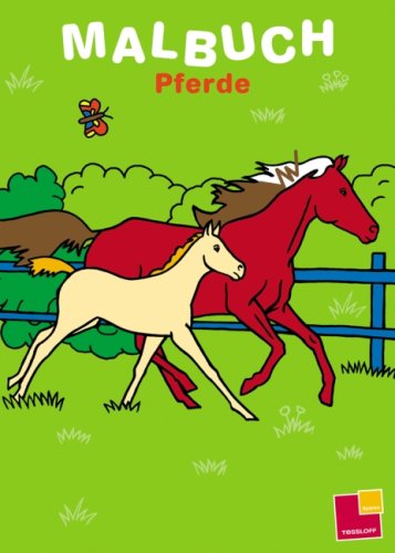 Malbuch Pferde