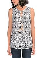 Never Paris Top Mona (Blanco / Negro)