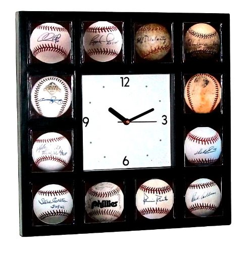 Philadelphia Phillies Signed Baseball Clock