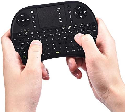 Mini Keyboard, 2.4G Wireless Touchpad Keyboard with Mouse Combo Handheld Android Keyboard for PC Google Android Smart TV Tivo Box Media Mini TV PC Stick HTPC IPTV Laptop Raspberry PI PS3