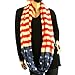 Original Patriotic American USA Flag Loop Circle Chain Infinity Scarf