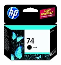 Original HP 74 Black Ink Cartridge in Retail Packaging