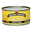 Crown Prince Fancy Pink Crab Meat,  12 - 6-Ounce Cans