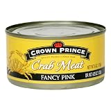 Crown Prince Fancy Pink Crab Meat, 6-Ounce Cans (Pack of 12)