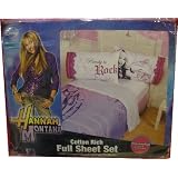 HANNAH MONTANA "Ready To Rock" 4pc FULL SHEET SET