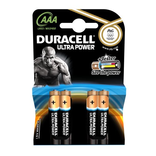 Duracell Ultra Power Batterie AAA 4er