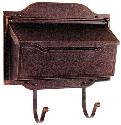 Contemporary Horizontal Mailbox (Black)