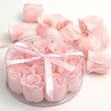 Scented Rose Soaps (set of 12) - Pink