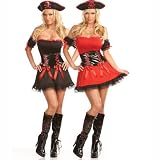 Two if by Sea Pirate Reversible Adult Costume (Women's Adult Costume)