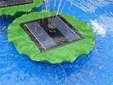 Review   / Solar Powered Floating Lilypad Pond Fountain