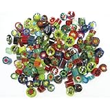 Fuseworks .50-Ounce Variety Color Millefiori 90 COE Fusible Glass, Assorted Colors